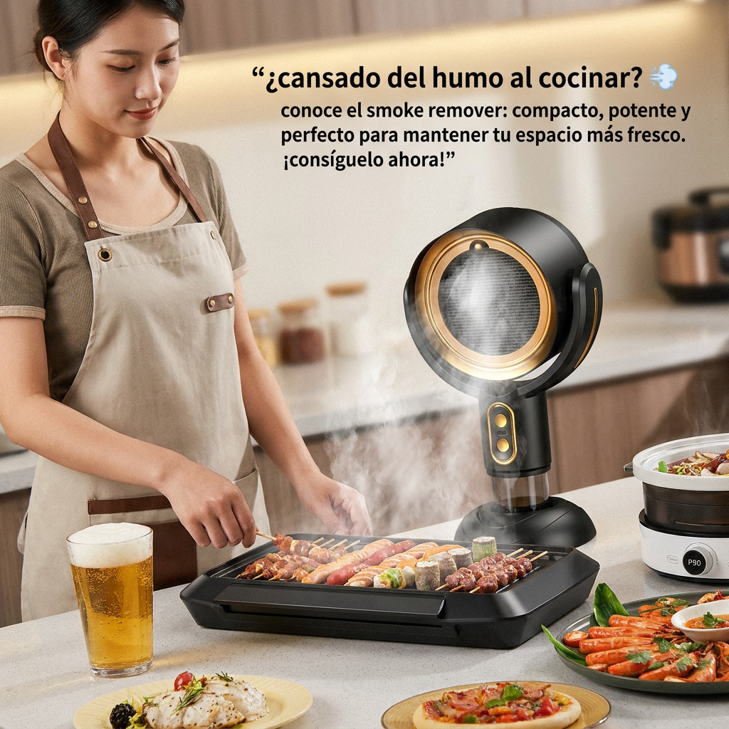 Portable Desktop Range Hood Smoke Remover