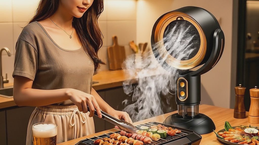 Portable Desktop Range Hood Smoke Remover